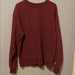 Maroon Champion Crewneck sweater